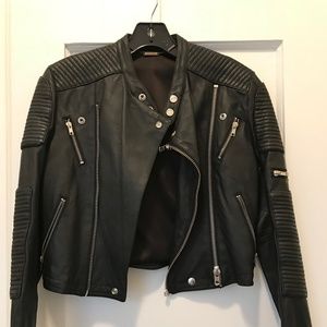 CAPULET leather moto jacket XS